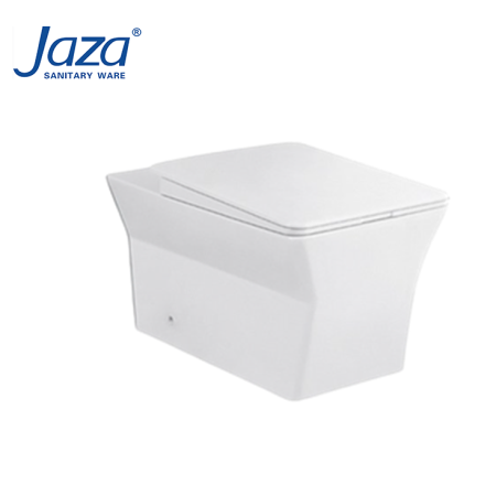 مرحاض مربع كريمي تركي غطاء سليم D2063C-I