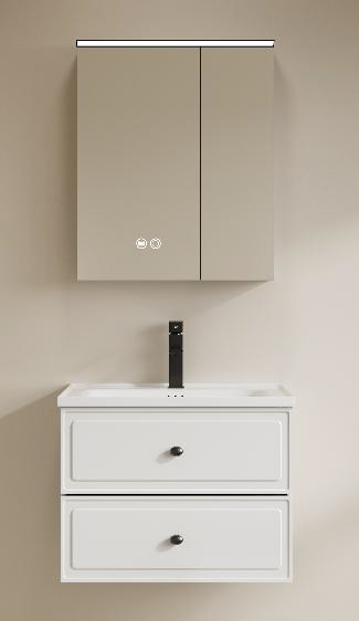 خزنة 80 سم جارورين المنيوم + ستانلس