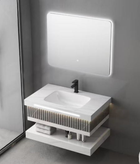 مغسلة 60 سم شايش ديكور مع ليد Y1026-60