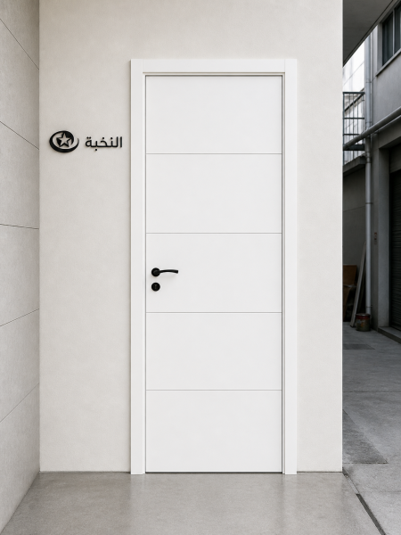 باب ابيض  بوليمير مخطط بالعرض  فل بوليمير  مع بوليتان