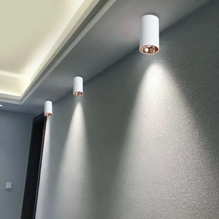 سلندر 10 واط ثلاث الوان 75.130mm ابيض ونحاسي PLT-S04-10A